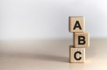 Abc, ,Text,On,Wooden,Cubes,,On,Wooden,Background
